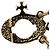 Collana Vivienne Westwood Gold Orb Broken Pearl D'oro - vista 13