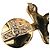 Collana Vivienne Westwood Gold Orb Broken Pearl D'oro - vista 14