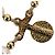 Collana Vivienne Westwood Gold Orb Broken Pearl D'oro - vista 15