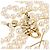 Collana Vivienne Westwood Gold Orb Broken Pearl D'oro - vista 17