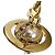 Collana Vivienne Westwood Gold Orb Broken Pearl D'oro - vista 9