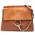 Chloé Faye Medium Crossbody Shoulder Bag Braun