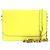 Borsa a tracolla Burberry in pelle giallo neon