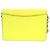 Borsa a tracolla Burberry in pelle giallo neon - vista 3