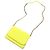 Borsa a tracolla Burberry in pelle giallo neon - vista 6