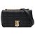 Borsa a tracolla matelassé con catena Burberry TB Laura Nero