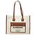 Burberry Small Freya Tote Bag Braun Roh
