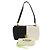 BURBERRY Laura Small Bicolor gesteppte Schultertasche mit Kette Schwarz Weiß - Ansicht 14