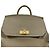 Sac à dos en cuir BALLY Bahira Turnlock Gris - vue 8