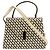 Valextra Iside Mini Borsa a tracolla/Borsa a mano 2-Way Bianco Multicolore