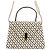 Valextra Iside Mini Borsa a tracolla/Borsa a mano 2-Way Bianco Multicolore - vista 3