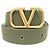 Cintura Valentino V-logo Canvas Army Green Verde Cachi