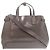 Borsa a tracolla Burberry 2-Way Soft Banner in pelle verniciata Marrone