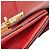 Bolso bandolera de cadena Chloé Drew Roja - vista 8