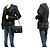 Chanel Classic Double Flap Quilted Lambskin Medium Schwarz - Ansicht 3