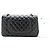 Chanel Classic Double Flap Quilted Lambskin Medium Schwarz - Ansicht 4