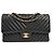 Chanel Classic Double Flap Quilted Lambskin Medium Nero