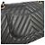 Chanel Classic Double Flap Quilted Lambskin Medium Nero - vista 3