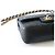 Chanel Shoulder Suede Patchwork Medium Negro - vista 2