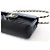 Chanel Shoulder Suede Patchwork Medium Negro - vista 3