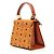 MCM Handtasche aus Leder in Cognac Brown Braun - Ansicht 2
