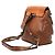 Zaino Chloé Chloe Faye in pelle e camoscio marrone - vista 2
