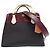 Bolso Tote Tory Burch Robinson de triple compartimento Negro