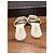 Chanel Sandali Slide in Pelle Bianca Logo CC Bianco - vista 3