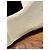 Chanel Sandali Slide in Pelle Bianca Logo CC Bianco - vista 4