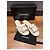 Chanel Sandali Slide in Pelle Bianca Logo CC Bianco - vista 9