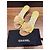 Chanel Mules aus gelbem Raffia mit Korkabsatz Beige - Ansicht 2