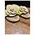 Chanel Mules aus gelbem Raffia mit Korkabsatz Beige - Ansicht 7