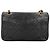 Chanel Shoulder Suede Patchwork Medium Negro