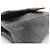Chanel Shoulder Suede Patchwork Medium Negro - vista 4