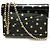 Mini borsa con motivo a stelle Jimmy Choo Nero D'oro