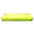 Borsa a pochette Sergio Rossi giallo fluorescente con chiusura turnlock - vista 3