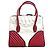 Borsa Miu Miu Matelassé in pelle rossa e bianca Bianco Rosso - vista 2