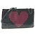 Christian Louboutin Spike Studs Rubiposh Valentine 2-Way Clutch Tasche Schwarz