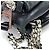 Borsa a tracolla in pelle trapuntata Jimmy Choo Nero - vista 6