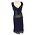 Vanessa Bruno Vestido de Punto Couture Papillon Morado oscuro