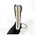 Autre Marque Porte-téléphone Saint Laurent Classic Monogram en cuir embossé crocodile Beige - vue 4