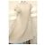 Cacharel Cream Wool Openwork Polka Dot Dress - view 12