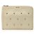 Pouch con borchie Miu Miu Bianco Crudo