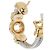 Autre Marque Orecchini a lobo Philippe Charriol in oro 18K e diamanti - vista 4