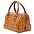 Borsa MCM Visetos Logogram Mini Boston Bag Marrone - vista 2