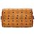 Borsa MCM Visetos Logogram Mini Boston Bag Marrone - vista 3