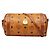 MCM Visetos Logogram Schultertasche Braun