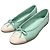 Chanel Ballerine Bicolore Bianco Verde chiaro