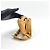 Bottega Veneta The Belt Chain Leather Giallo - vista 3