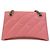 Borsa a tracolla Balenciaga Hourglass Chain in pelle Medium Rosa - vista 2